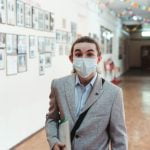 a man in a mask