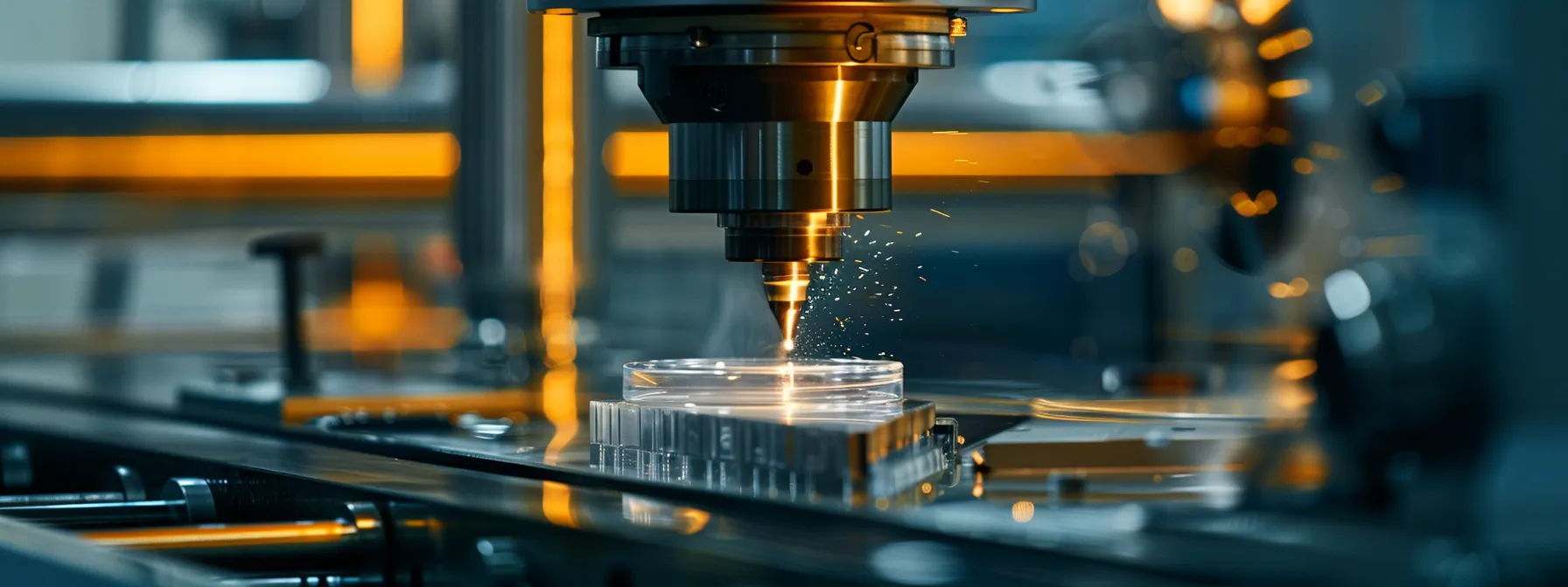 a sleek tube fabrication machine operates seamlessly, showcasing advanced technology in a modern manufacturing setting.